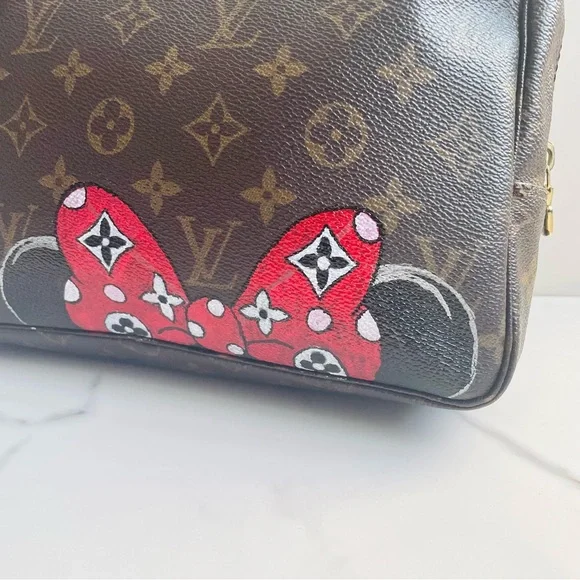 SOLD! Louis Vuitton Monogram hand-painted crossbody - Picture 11 of 14